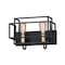 Maxim Lighting Liner 2-Light " Wide Black / Satin Brass Vanity Light 10242BKSBR - alternate 1